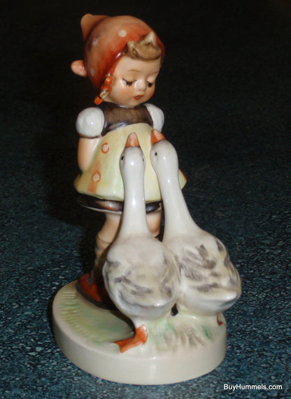 "Goose Girl" Goebel Hummel Figurine #47 3/0 - Little Girl With Two Geese!