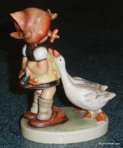"Goose Girl" Goebel Hummel Figurine #47 3/0 - Little Girl With Two Geese!