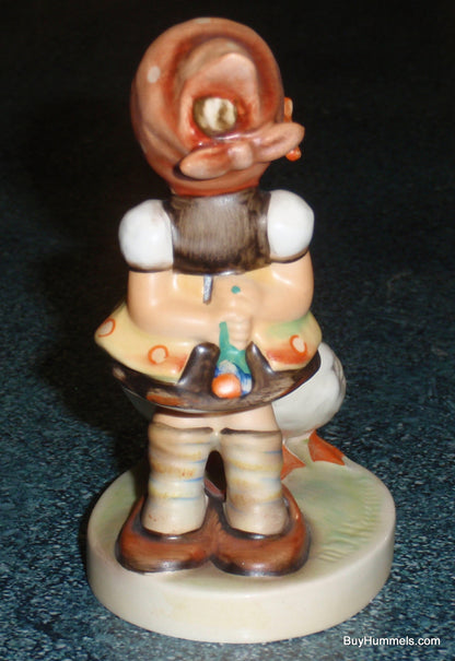"Goose Girl" Goebel Hummel Figurine #47 3/0 - Little Girl With Two Geese!