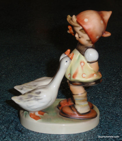"Goose Girl" Goebel Hummel Figurine #47 3/0 - Little Girl With Two Geese!