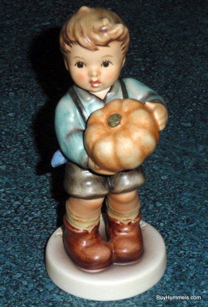 "Sweet Bounty" Goebel Hummel Figurine #2382 Boy With Pumpkin - HUMMEL CLUB!