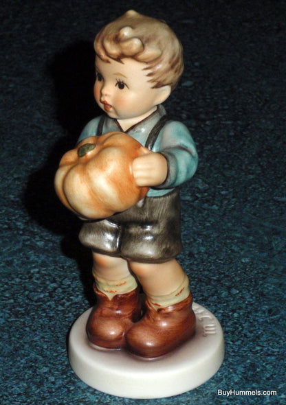 "Sweet Bounty" Goebel Hummel Figurine #2382 Boy With Pumpkin - HUMMEL CLUB!