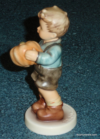 "Sweet Bounty" Goebel Hummel Figurine #2382 Boy With Pumpkin - HUMMEL CLUB!