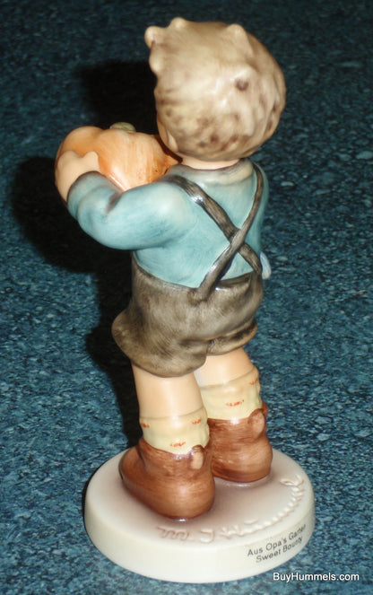 "Sweet Bounty" Goebel Hummel Figurine #2382 Boy With Pumpkin - HUMMEL CLUB!