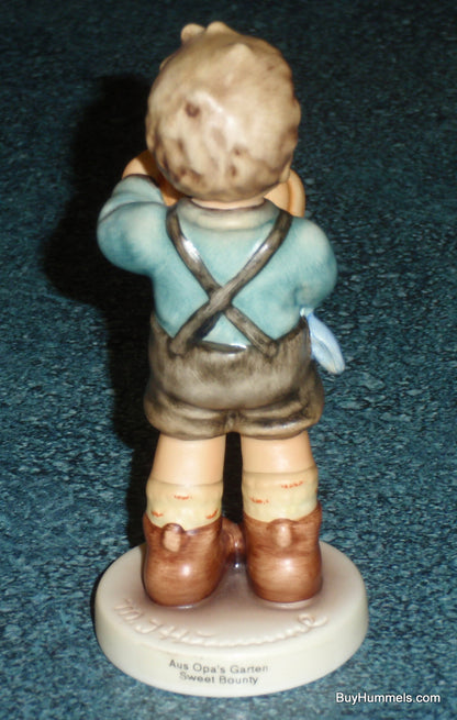 "Sweet Bounty" Goebel Hummel Figurine #2382 Boy With Pumpkin - HUMMEL CLUB!