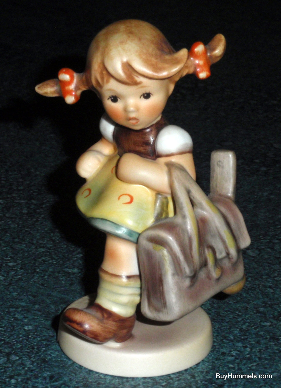 "School's Out" Goebel Hummel Figurine #538 Girl On The Way Back From School!