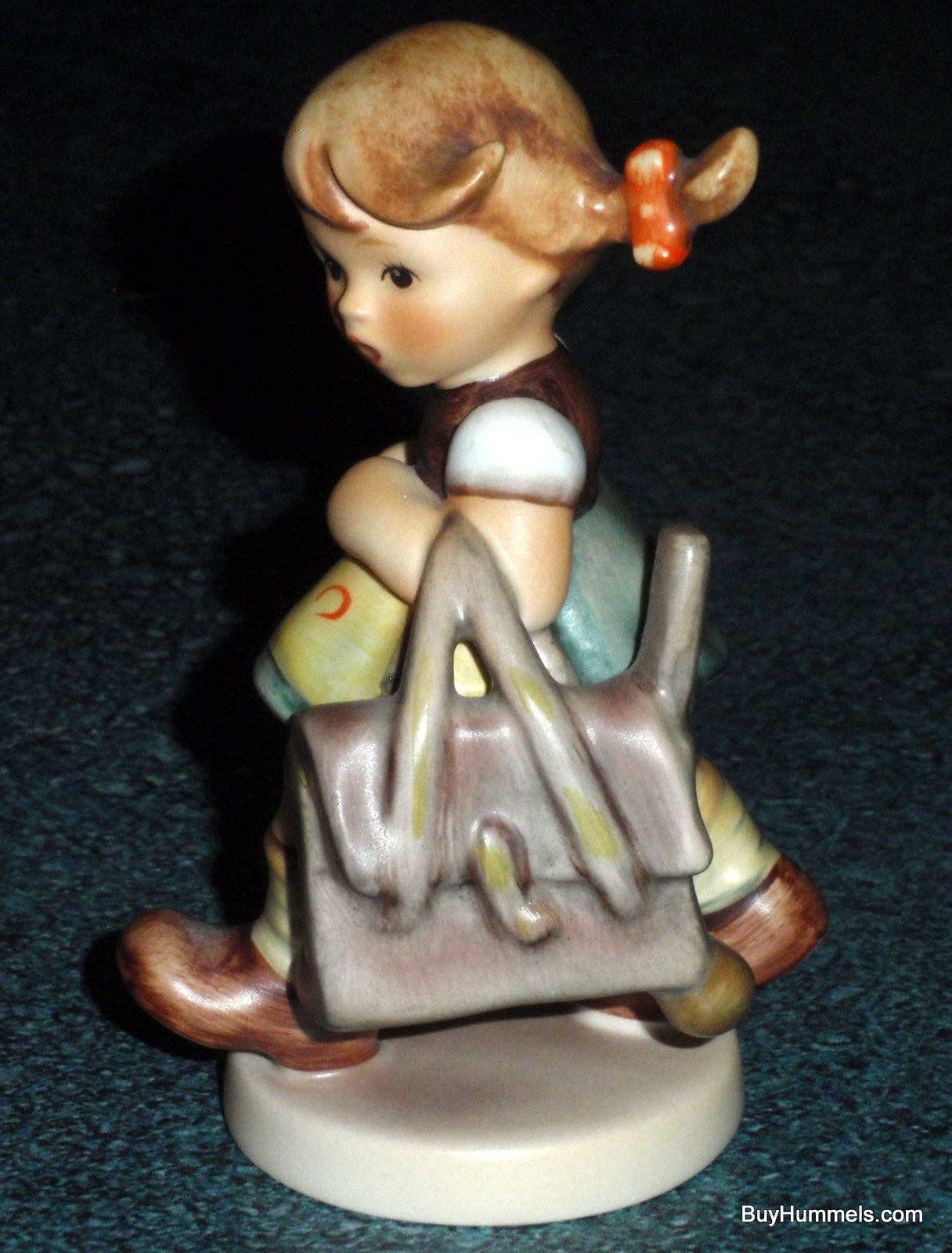 "School's Out" Goebel Hummel Figurine #538 Girl On The Way Back From School!