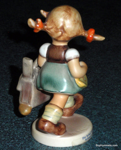 "School's Out" Goebel Hummel Figurine #538 Girl On The Way Back From School!