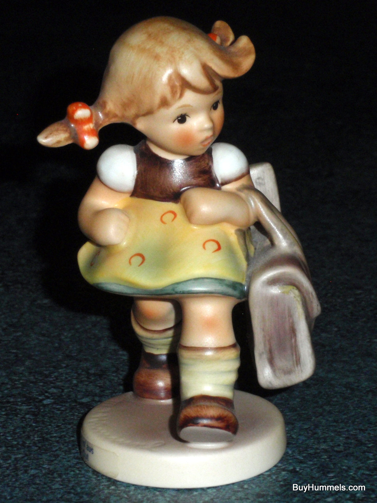 "School's Out" Goebel Hummel Figurine #538 Girl On The Way Back From School!