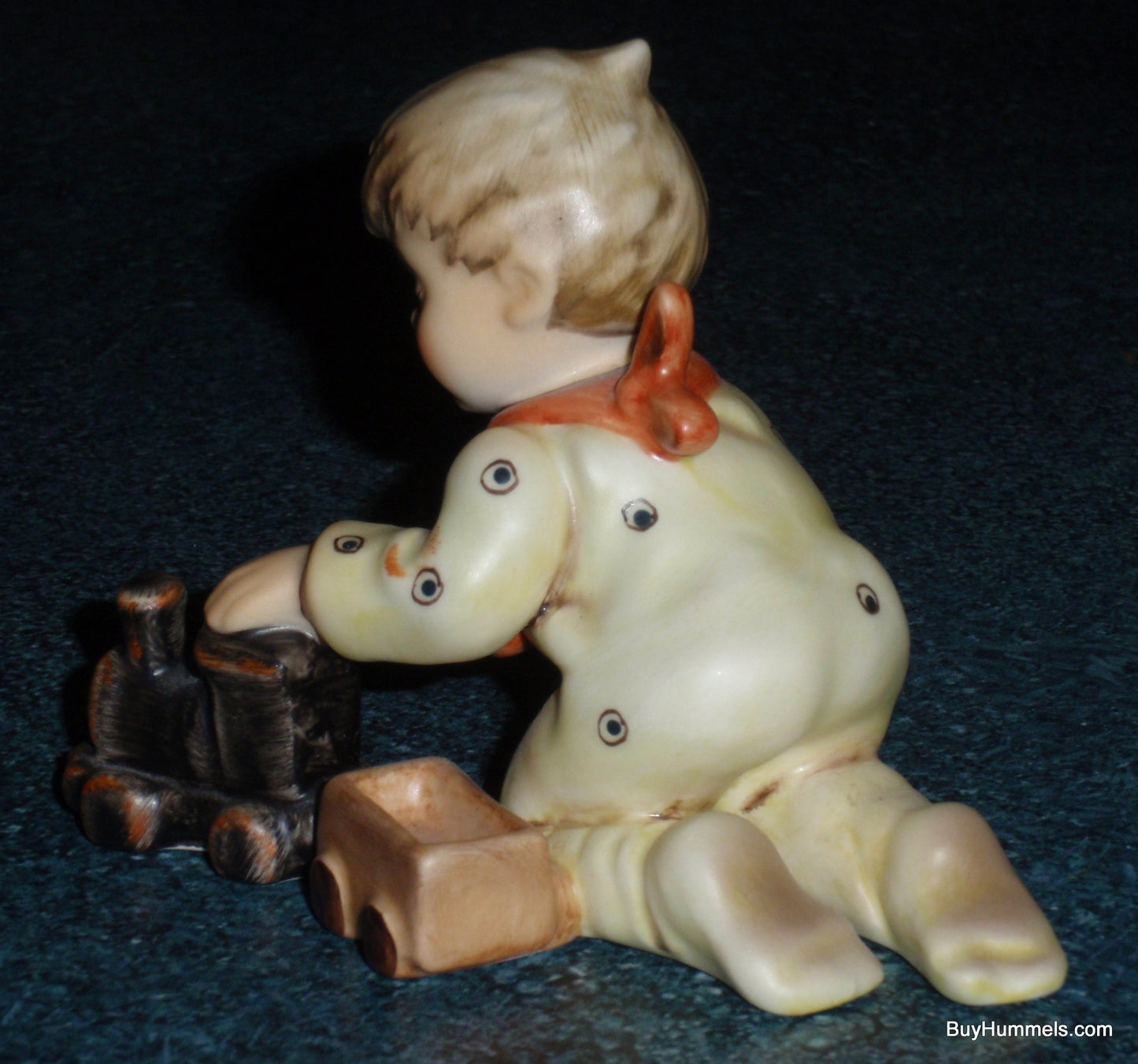 "Playtime Express" Limited Edition Goebel Hummel Figurine #2112/D - Boy Playing With Train!