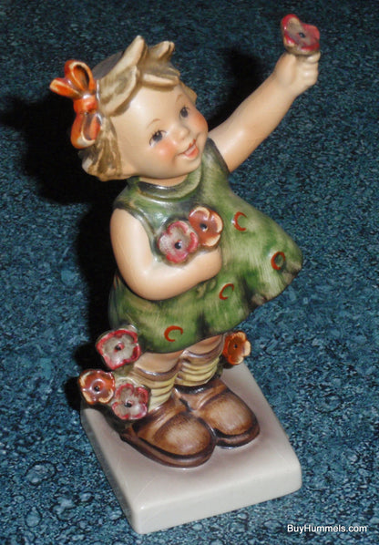 "Spring Cheer" Goebel Hummel Figurine #72 - Collectible Gift - Little Girl With Flowers In Her Hands!