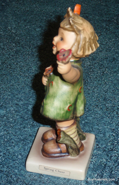 "Spring Cheer" Goebel Hummel Figurine #72 - Collectible Gift - Little Girl With Flowers In Her Hands!
