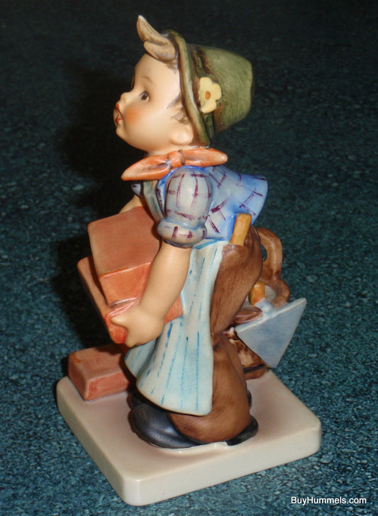 The Builder Goebel Hummel Figurine Collectible #305 - CUTE MASONRY GIFT - Little Brick Layer!
