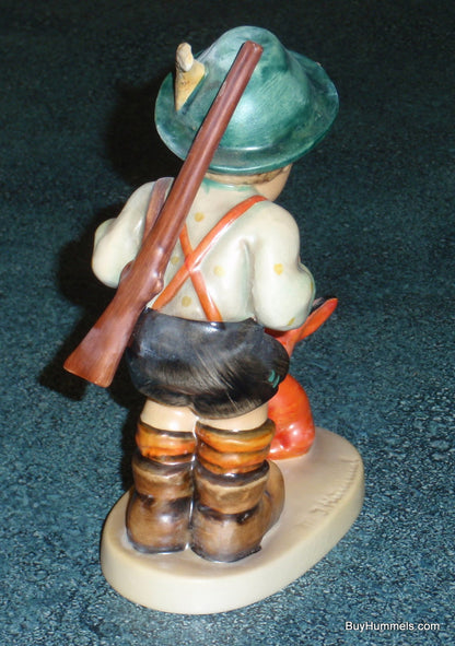 **LARGE** Sensitive Hunter Goebel Hummel Figurine #6/II Boy With Bunny - RARE!