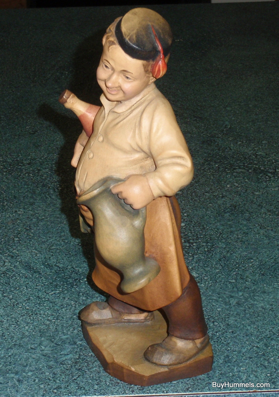 Anri Innkeeper 10" Wood Carved Figurine Made In Italy Signed With Original Box!