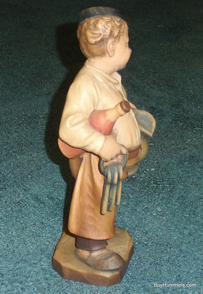 Anri Innkeeper 10" Wood Carved Figurine Made In Italy Signed With Original Box!