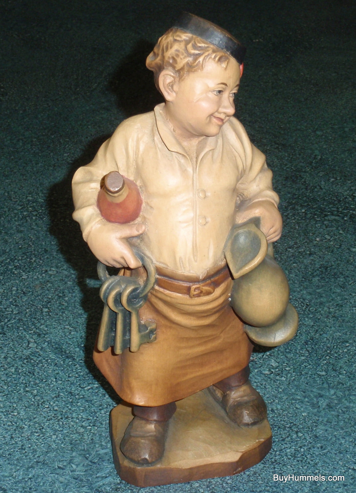 Anri Innkeeper 10" Wood Carved Figurine Made In Italy Signed With Original Box!