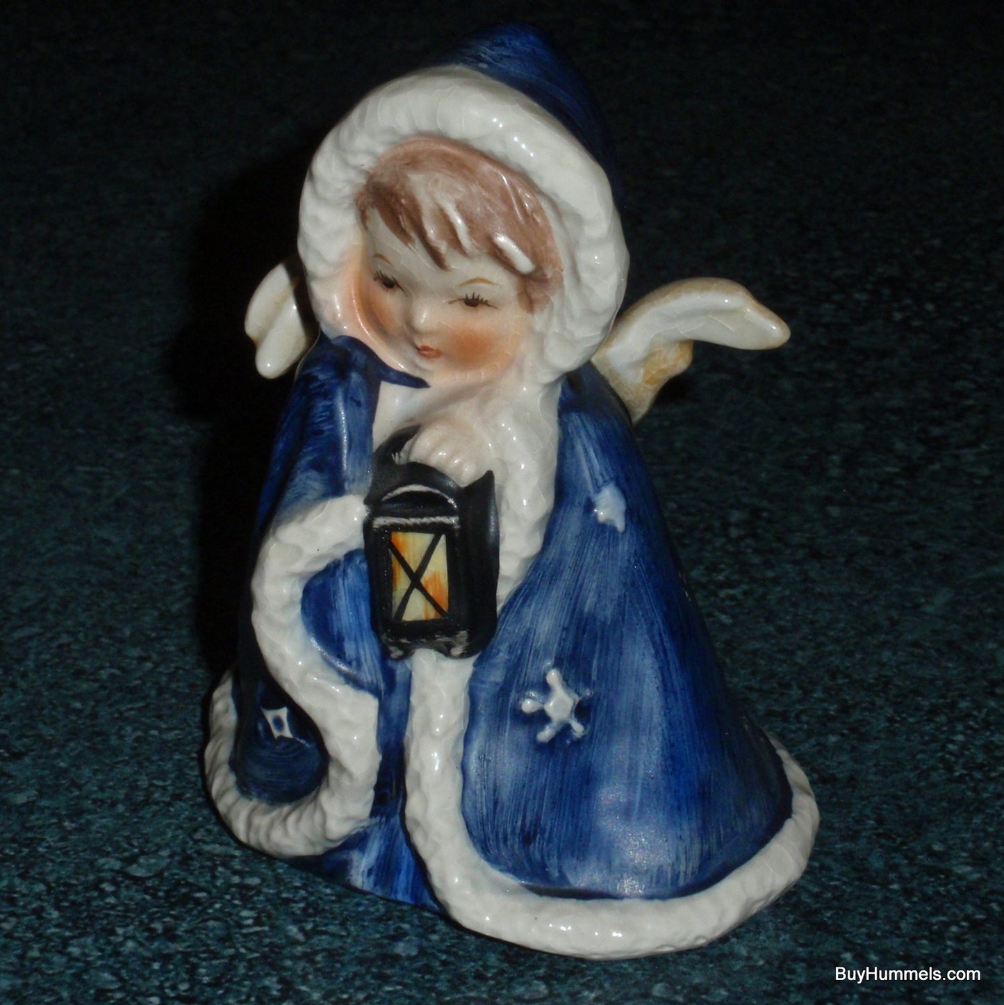 "Blue Angel With Lantern" Goebel Nativity Figurine ROB 412 - Janet Robson (3.5")