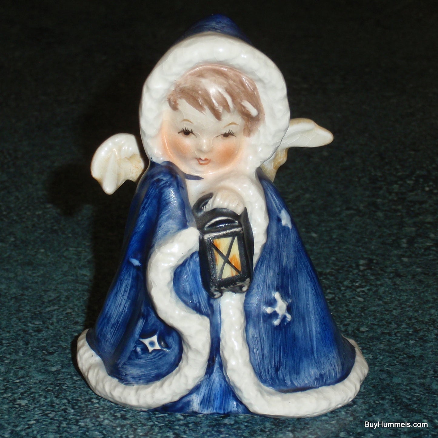"Blue Angel With Lantern" Goebel Nativity Figurine ROB 412 - Janet Robson (3.5")