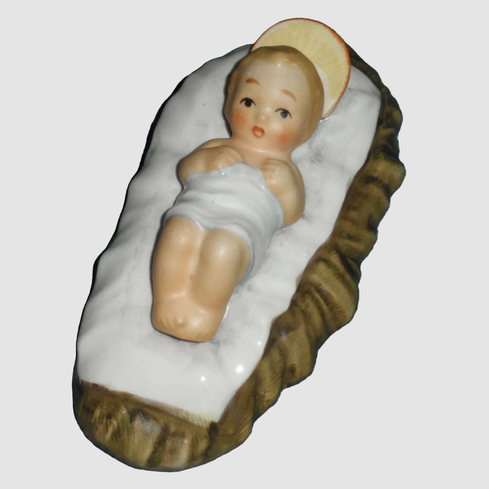 Goebel Hummel Infant Jesus Figurine 214/A/K Nativity Scene Jesuskind Reinhold Unger Vintage Germany Porcelain