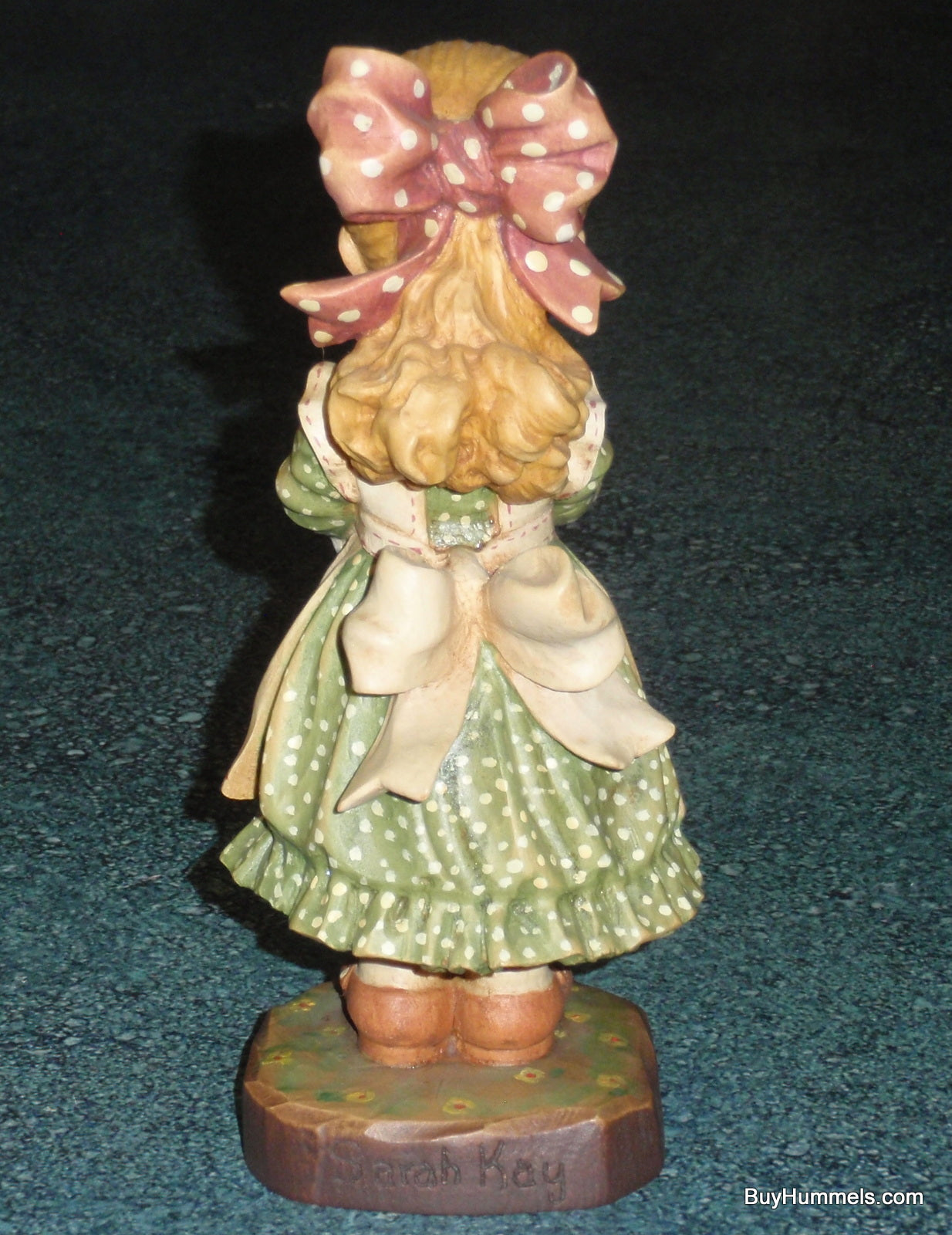 ANRI Sarah Kay "Spring Delight" ITALY Limited Edition 6" Signed Figurine With Box - Little Girl With Bunny In Her Arms - Easter Gift!