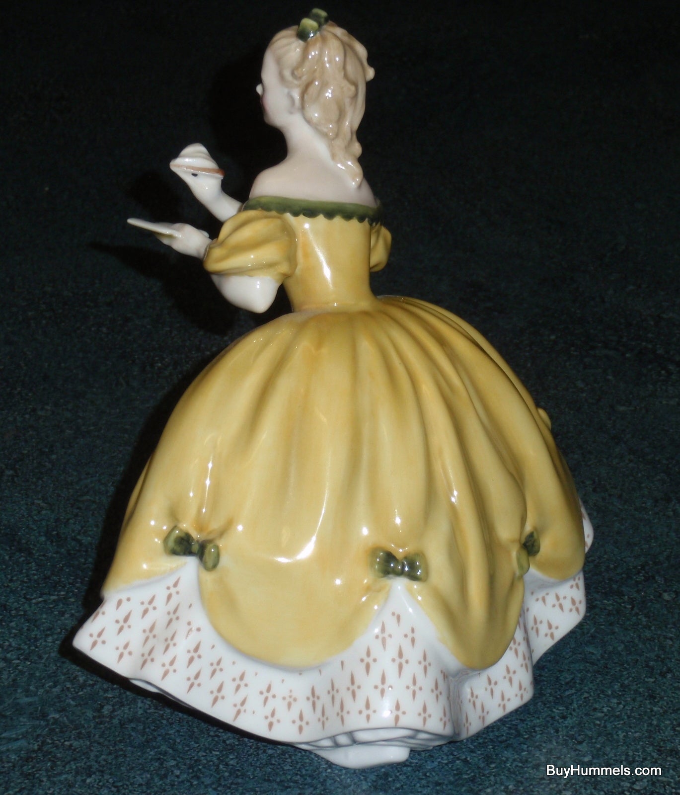 Royal Doulton England "The Last Waltz" HN 2315 Figurine - GIRL IN YELLOW DRESS WAITING FOR THE NEXT DANCE!