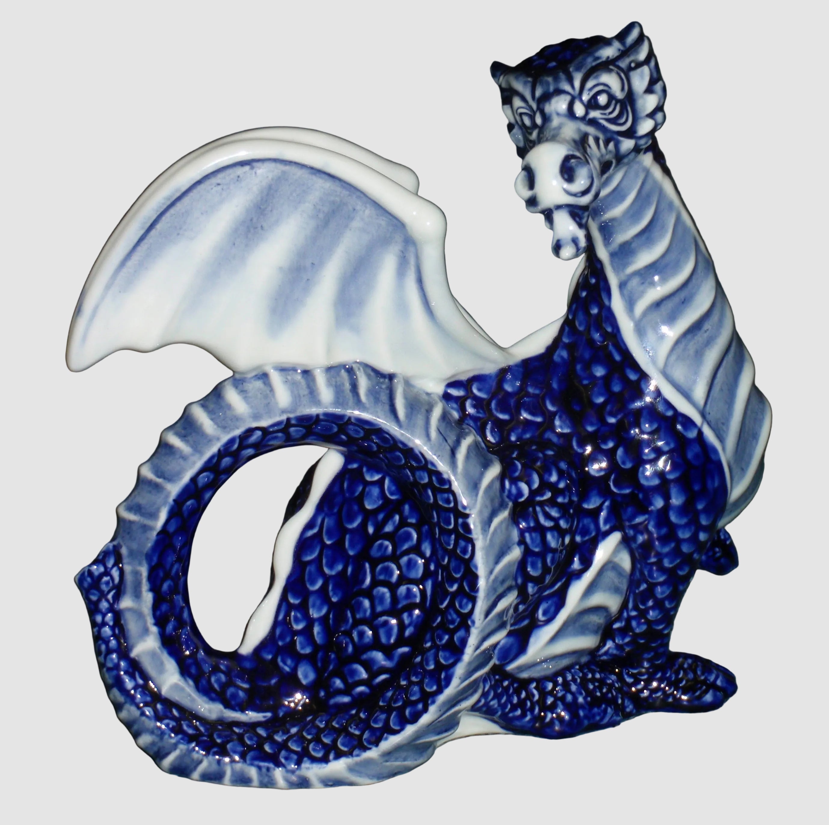 ロイヤル・ドルトン　ドラゴン　Flamb Dragon No.2085 Royal Doulton Flambé – HummelsAndMore