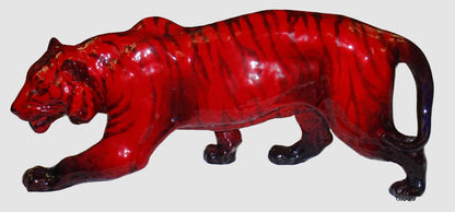 "Stalking Tiger" Royal Doulton Flambe Figurine HN1082 - Extra Large (13.25")