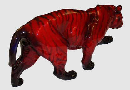 "Stalking Tiger" Royal Doulton Flambe Figurine HN1082 - Extra Large (13.25")