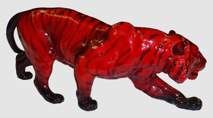 "Stalking Tiger" Royal Doulton Flambe Figurine HN1082 - Extra Large (13.25")