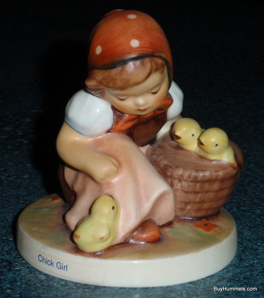 "Chick Girl" Hummel Figurine #57 2/0 - Little Girl Feeding Chicks!