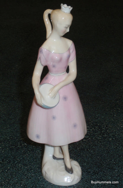 "Columbine" Royal Doulton Figurine HN2185 - Teenagers Series with Tambourine
