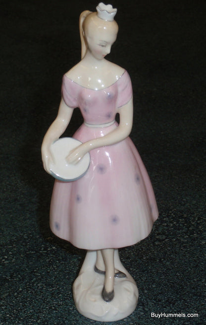 "Columbine" Royal Doulton Figurine HN2185 - Teenagers Series with Tambourine
