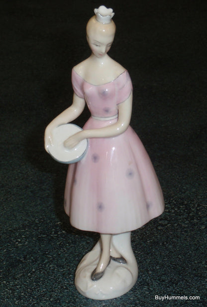 "Columbine" Royal Doulton Figurine HN2185 - Teenagers Series with Tambourine
