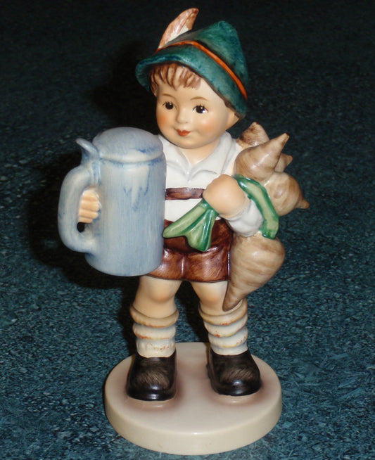 "For Father" Goebel Hummel Figurine #87 - Boy With Stein And Turnips!