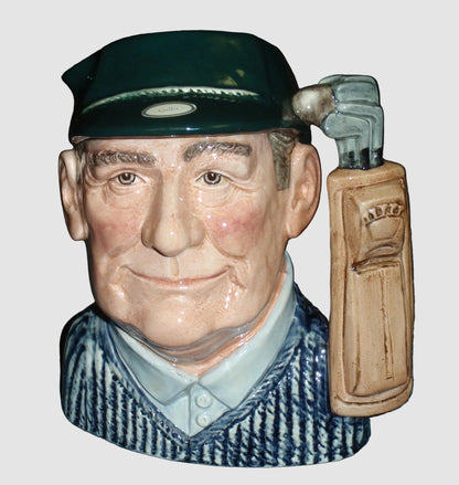 "Golfer" Royal Doulton Large Character Jug D6784 - Limited Colourway Edition
