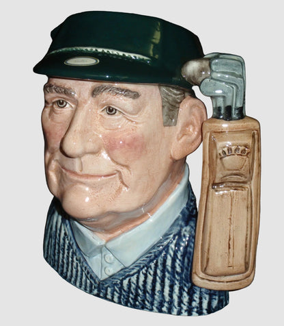"Golfer" Royal Doulton Large Character Jug D6784 - Limited Colourway Edition
