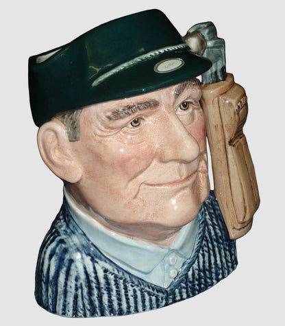 "Golfer" Royal Doulton Large Character Jug D6784 - Limited Colourway Edition