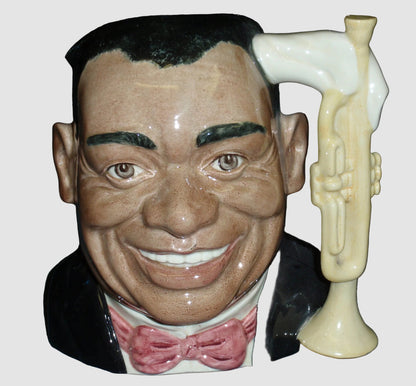 Royal Doulton Louis Armstrong Character Toby Jug D6707 Celebrity Collection