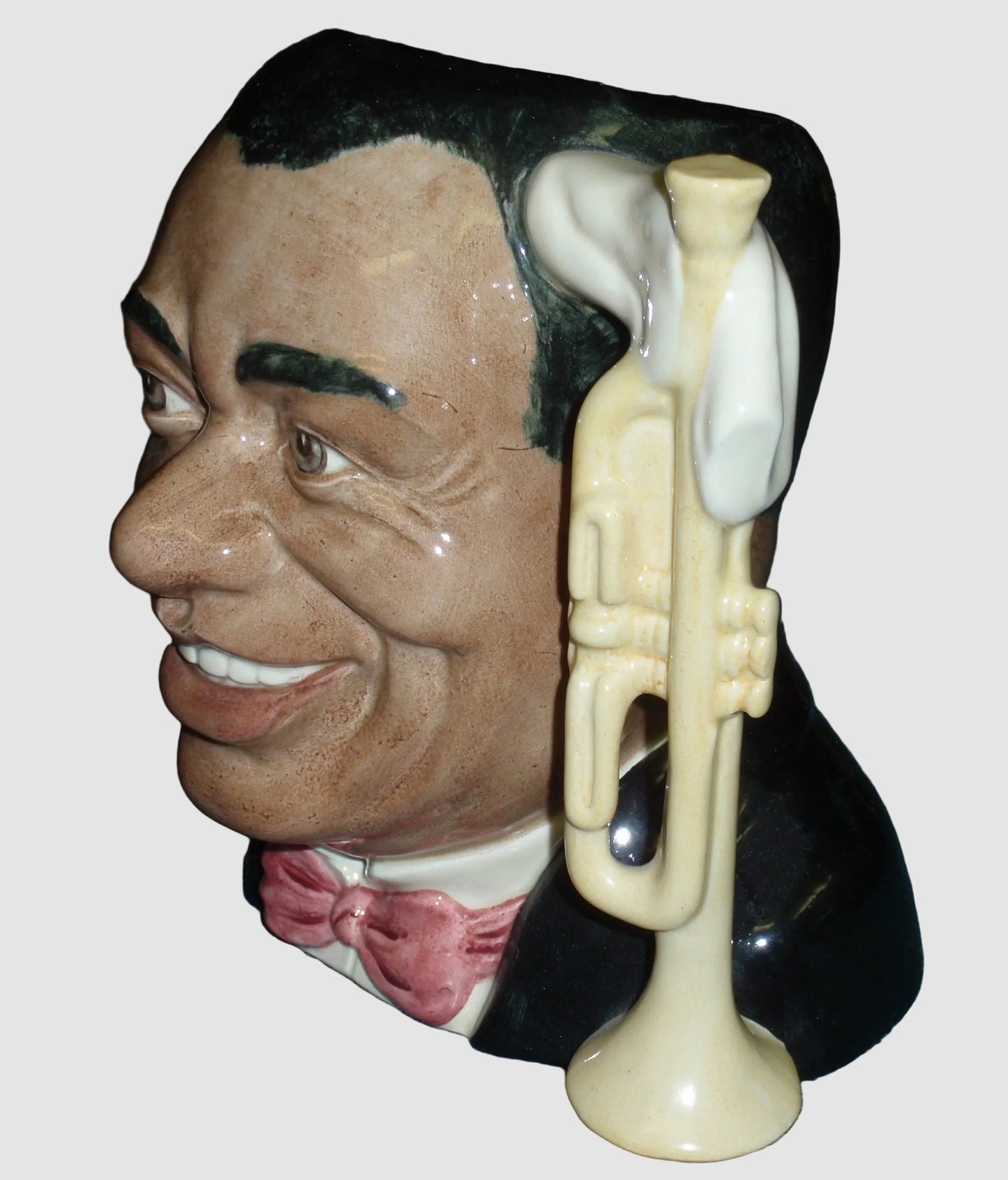 "Louis Armstrong" Royal Doulton Character Toby Jug D6707 - Large 7.5"
