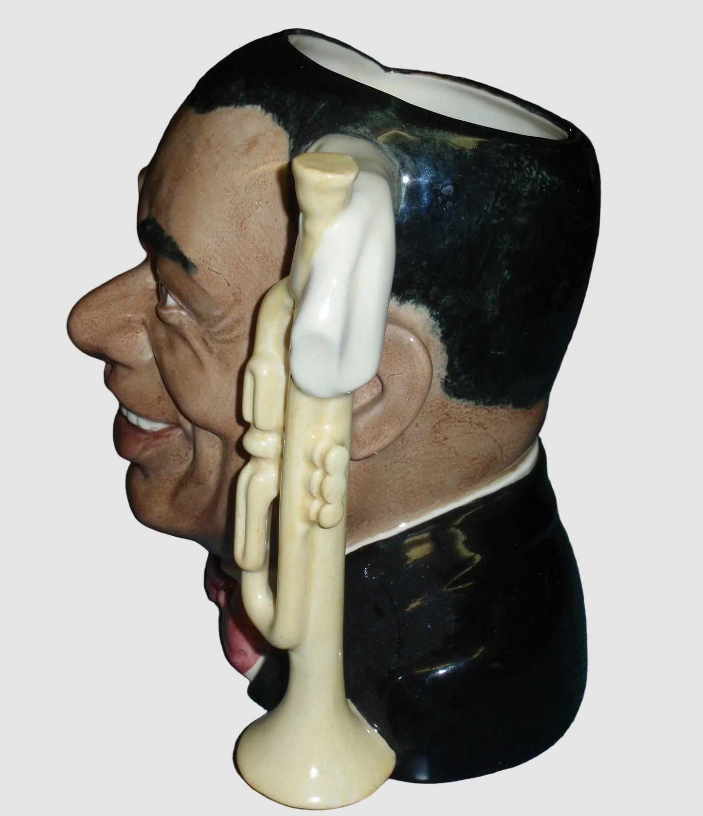 "Louis Armstrong" Royal Doulton Character Toby Jug D6707 - Large 7.5"