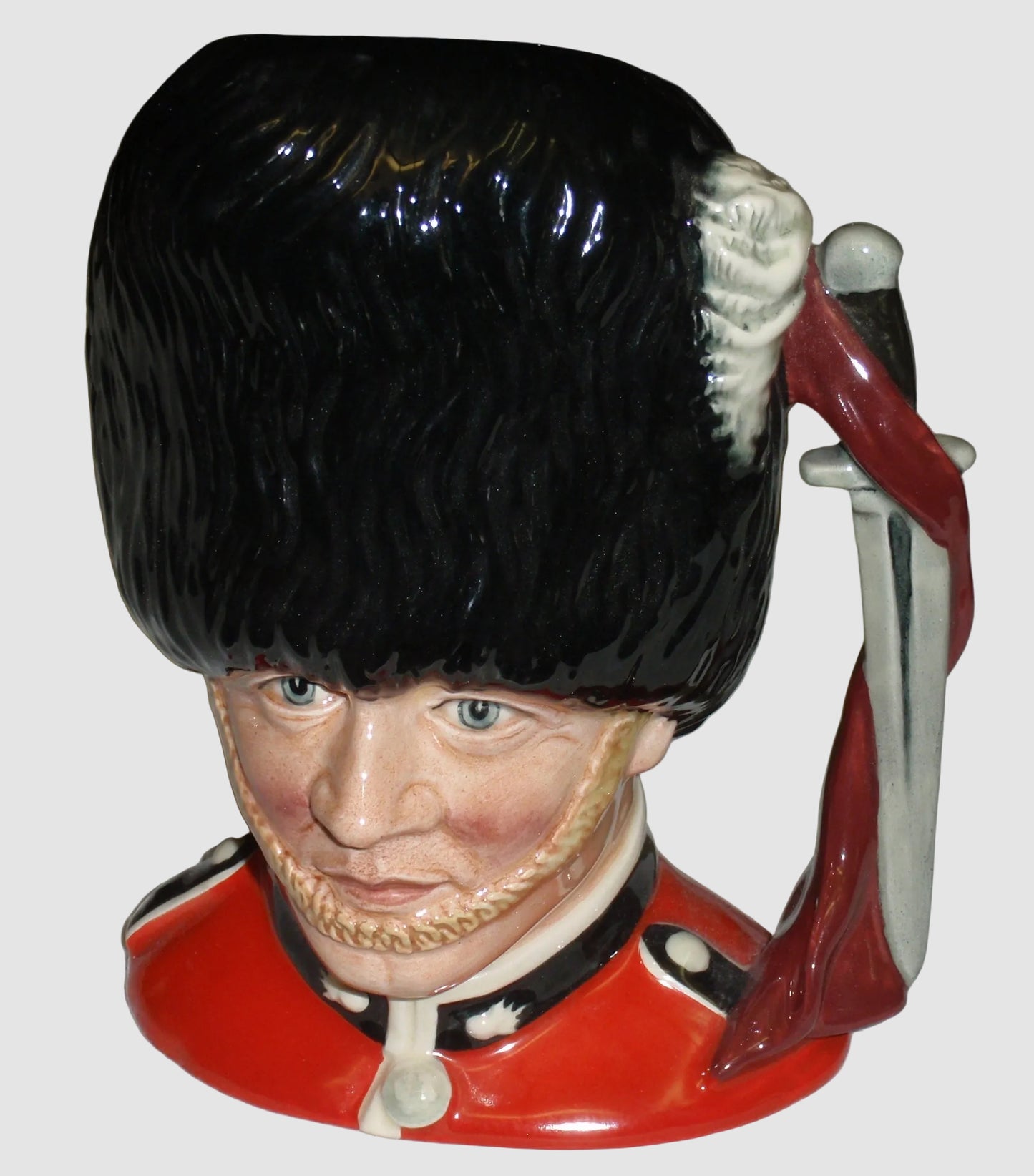 "The Guardsman" Royal Doulton Character Toby Jug D6755 - Large (8")