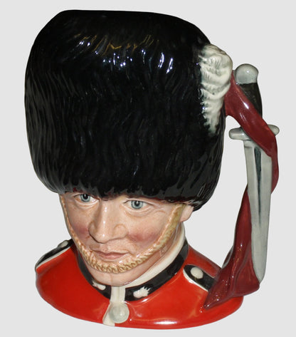"The Guardsman" Royal Doulton Character Toby Jug D6755 - Large (8")