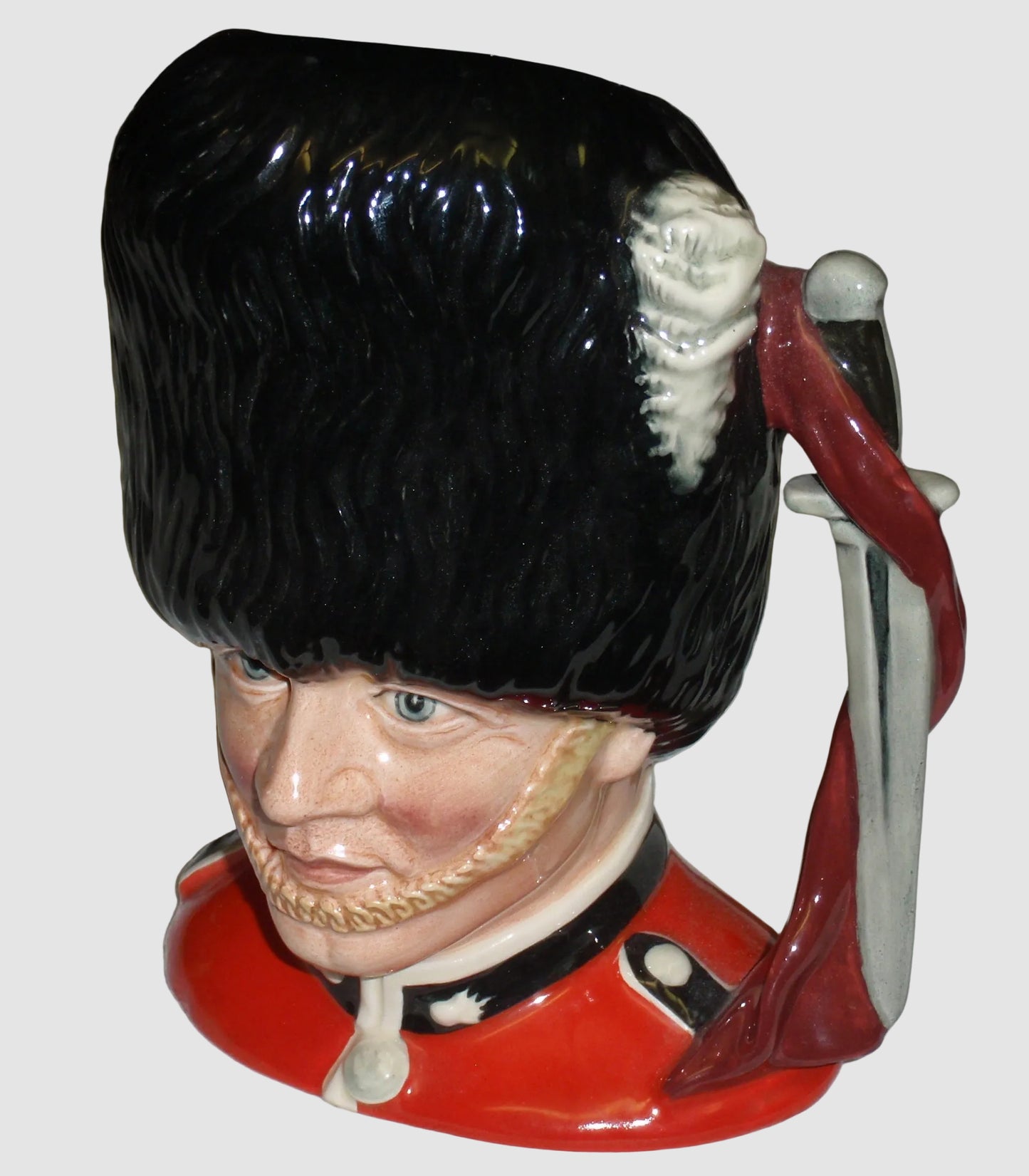 "The Guardsman" Royal Doulton Character Toby Jug D6755 - Large (8")