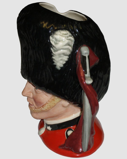 "The Guardsman" Royal Doulton Character Toby Jug D6755 - Large (8")