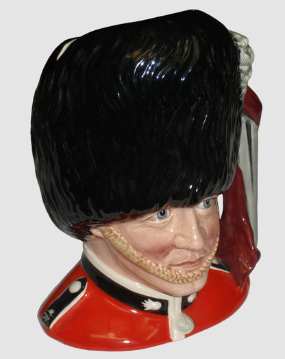 "The Guardsman" Royal Doulton Character Toby Jug D6755 - Large (8")