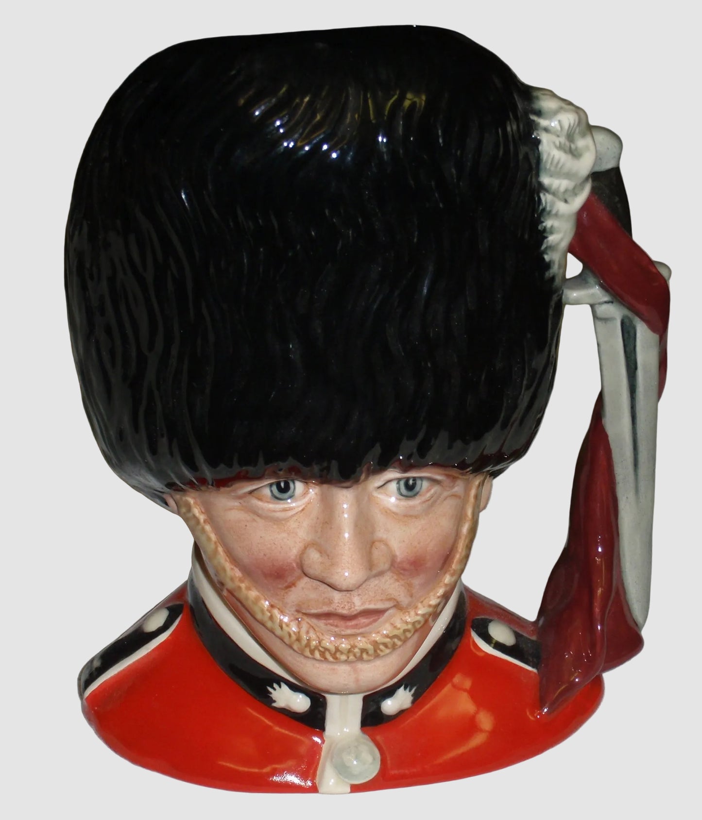 "The Guardsman" Royal Doulton Character Toby Jug D6755 - Large (8")