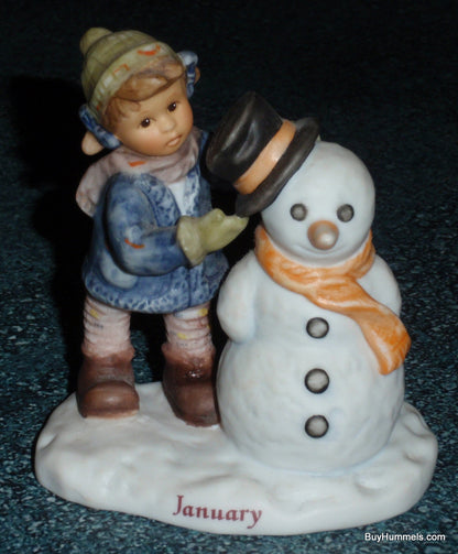 Goebel Hummel "Crowning Touch" #BH 82/2/0 Girl With Snowman CUTE CHRISTMAS GIFT!