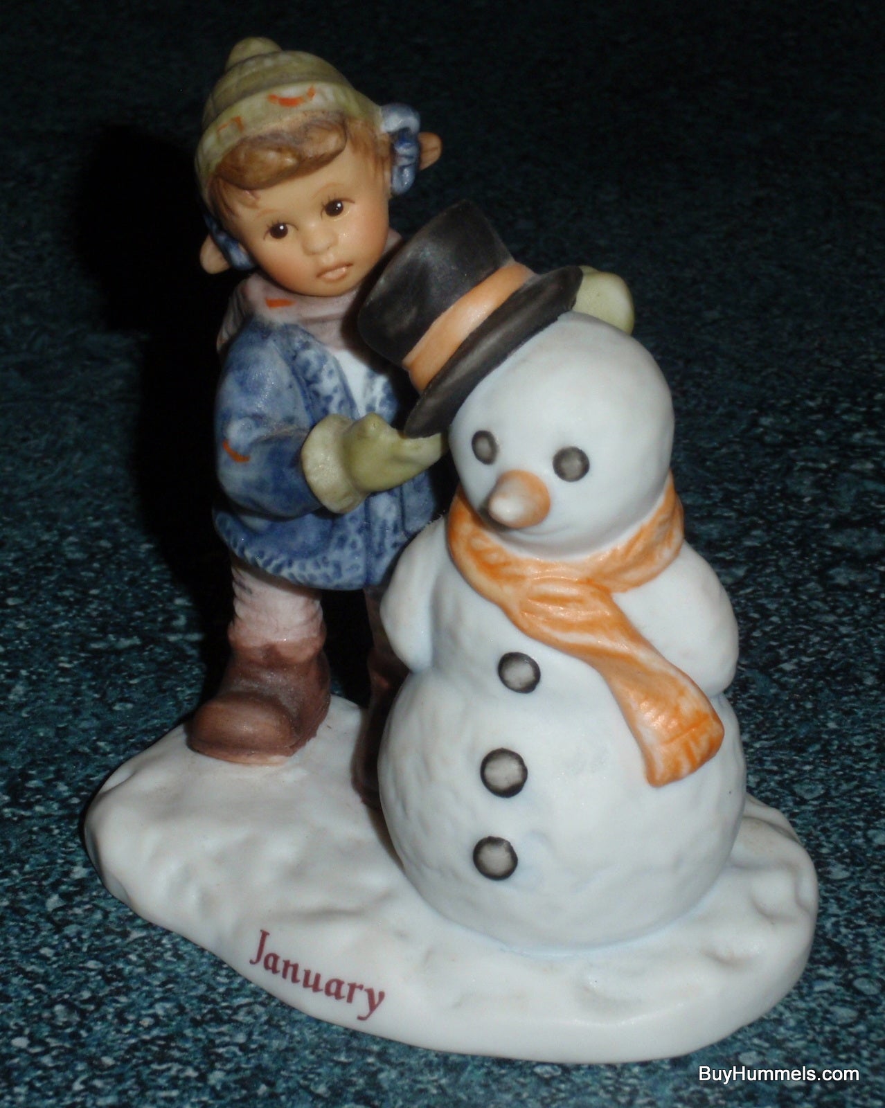 Goebel Hummel "Crowning Touch" #BH 82/2/0 Girl With Snowman CUTE CHRISTMAS GIFT!