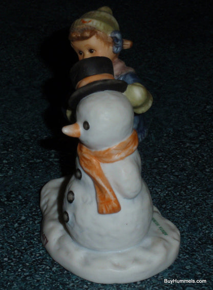 Goebel Hummel "Crowning Touch" #BH 82/2/0 Girl With Snowman CUTE CHRISTMAS GIFT!